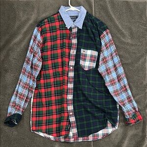 Men's Multicolor Plaid Shirt